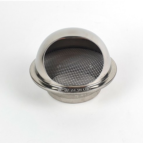 2023년 가성비 최고 덕트커버 - 스텐 후드캡 100mm / 원형캡 환기캡 외벽용 환풍구, 1개