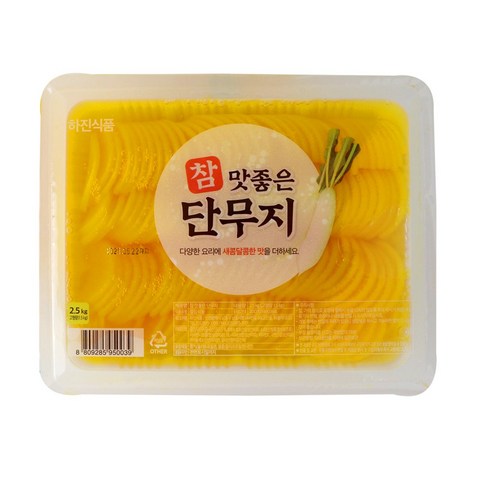 하진 참맛좋은 반달단무지 2.5kg, 1개