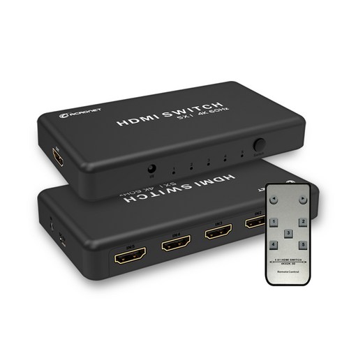 hdmi2.0선택기 - 아크로넷 VDK-HD501 HDMI 선택기 5포트 4K 60Hz HDR, 1개