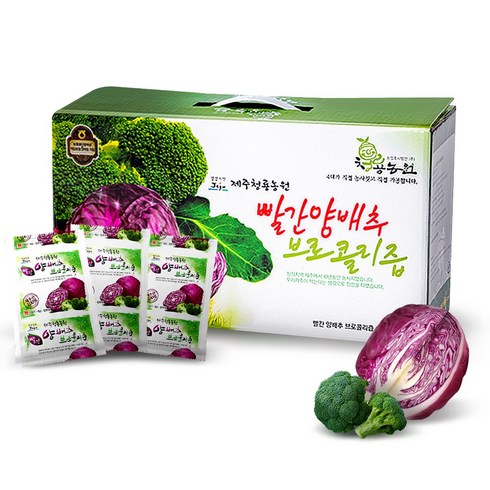 청룡농원 빨간양배추 브로콜리즙 110ml x 75개입, 8250ml, 1개