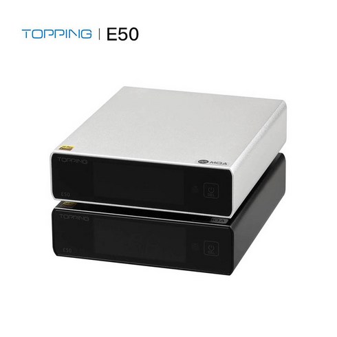 TOPPING E50 Hi-Res ES9068AS dac MQA FULL Decode xmos XU216 USB DAC 32BIT DSD512 768k AUDIO decoder, Silver