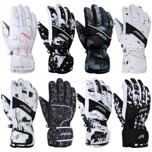 2023년 가성비 최고 awga010 - 어라이즈 WG004 성인 주니어 스키 보드 장갑 모음 택1, AWGA010BK 블랙L