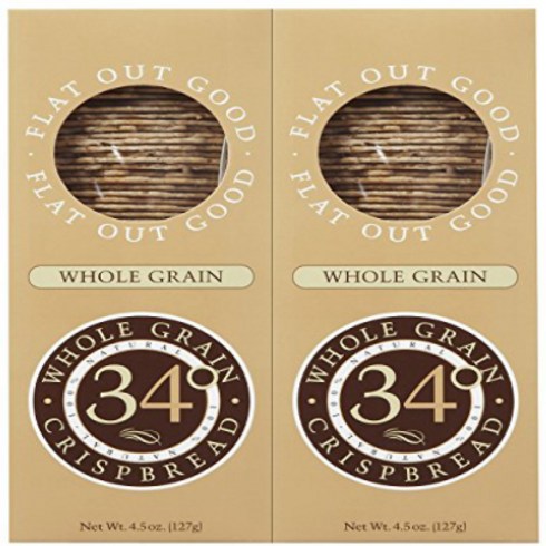 creativitypendantcircryrhs - 34 Degrees Whole Grain Crispbread 4.5 oz Boxes 2 pk, 1개, 127g