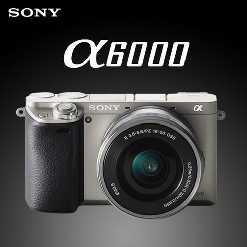 소니 알파 정품 A6000 (16-50mm+55-210mm 더블렌즈 포함) 정우성카메라 새상품 k, 화이트