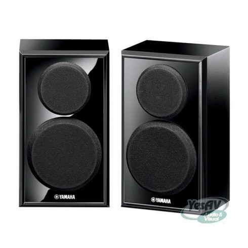 야마하 NS-B150 북쉘프 책상 스피커(리어 서라운드 홈시어터 오디오), 스피커(유광블랙)