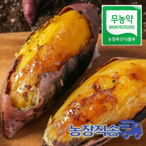 무농약 황토 꿀 밤 호박고구마 3kg 5kg 특상 상중 중 하(한입) 소 공품(못난이), 5kg 소, 1개