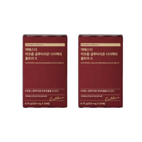  여에스더 리포좀 글루타치온  울트라X 12박스 (325mg12박스 P - 에스더포뮬러 여에스더 리포좀 글루타치온 다이렉트 울트라 X, 60회분, 12개