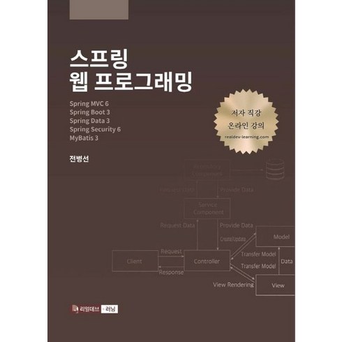 스프링 웹 프로그래밍:Spring MVC 6 Spring Boot 3 Spring Data 3 Spring Security 6 MyBatis 3, 리얼데브러닝