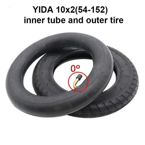 유모차바퀴 호환 1x2412 Inner Outer Tyre 12 Tube Tire with Hub for Scooter Pram Stroller Kids Bike Roadster, YIDA tube and tyre