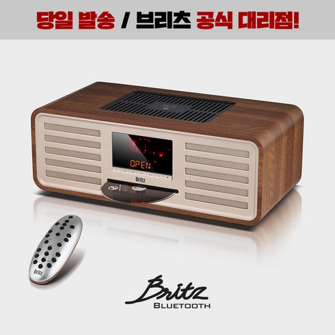 브리츠 진공관 블루투스 오디오 스피커, 혼합 색상, BZ-T8800