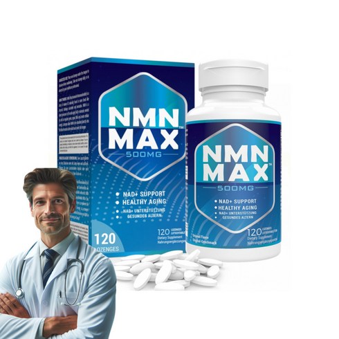 NMNMAX NMN 엔엠엔 500mg 120캡슐 6병, 6개, 120개