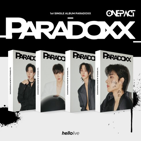 비포선라이즈대본 - 원팩트 (ONE PACT) / PARADOXX 싱글앨범 1집 (hello Photocard Album)(1종랜덤버전/CD아님/VDCD7108)