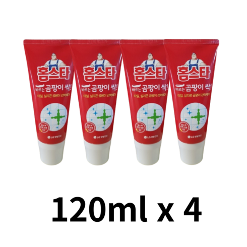 홈스타 바르기만 하면 곰팡이싹 세정제, 480ml, 4개