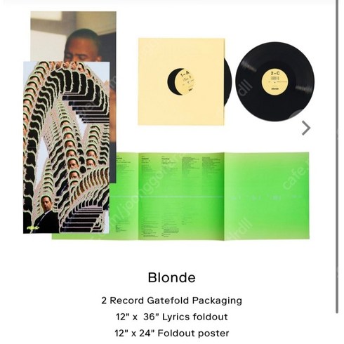 프랭크오션lp - [미개봉LP/재발매반] 프랭크 오션(FRANK OCEAN) - BLONDE (부틀렉X)