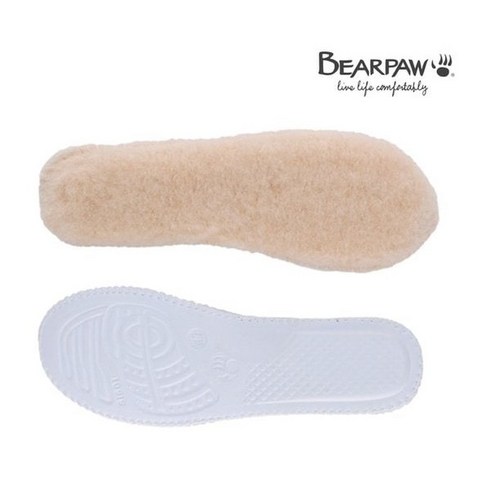 (백화점 정품)베어파우 베어파우(BEARPAW) FLAT INSOLE 남녀 양털깔창 INS001