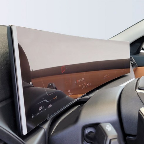 BMW X6 신형 계기판 내비게이션 커브드디스플레이 강화유리 액정 보호필름