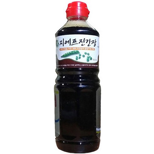 지에프 진간장/국간장 자연발효 3년숙성 국산콩간장, 900ml, 1개