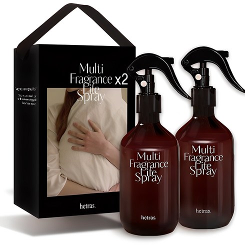 헤트라스 멀티프래그런스 라이프 스프레이 제주사려니숲길 300ml, 2개