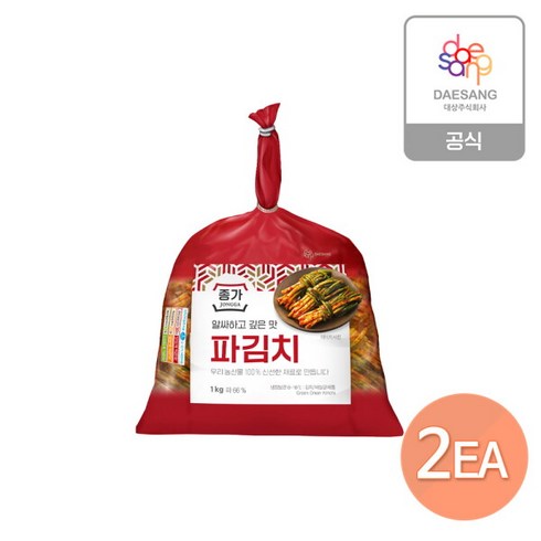 종가집파김치 - [종가] 파김치 2kg(1kg+1kg), 2kg, 2개