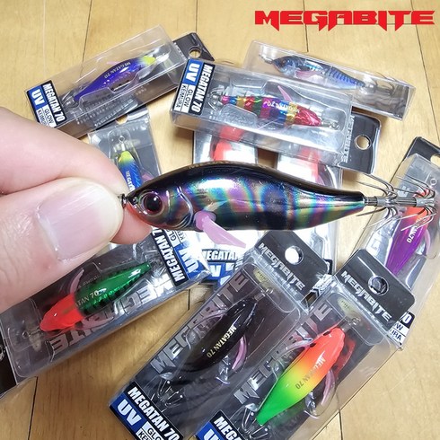 메가바이트 메가탄 미니 케이무라 UV 레이저 쭈꾸미 갑오징어 수평에기, 메가탄 80, MT03. 워터멜론(수박)