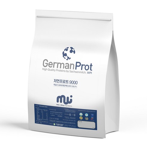 독일 포대유청 저먼프로트9000 분리유청단백질 WPI, 1개, 1kg