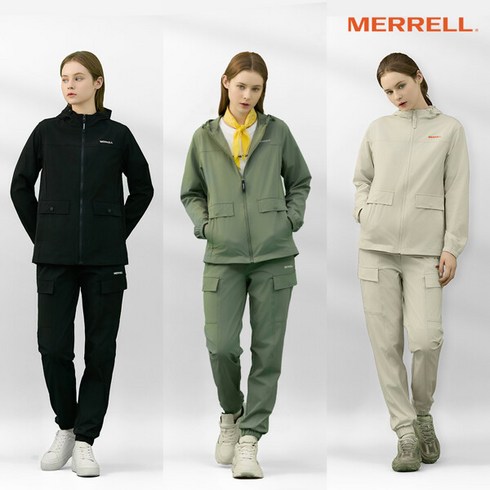 [24SS][MERRELL] 머렐 여성 봄 셋업 2종 (바람막이 자켓+조거팬츠)