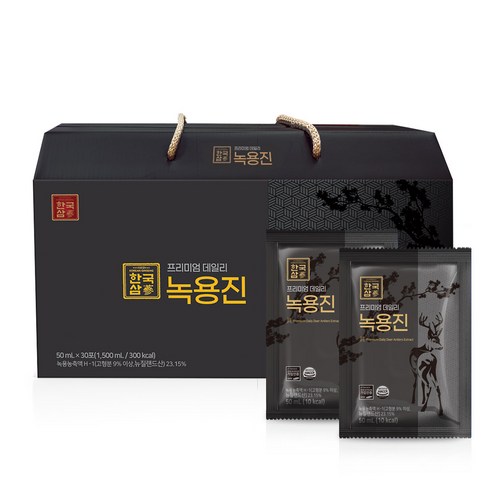 한국삼 녹용진 50mL*30포, 50ml, 1개