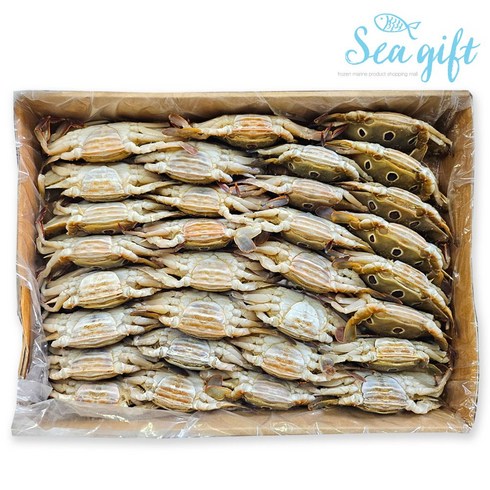홑게 - [씨기프트]삼점게 암게 6kg 80100 냉동 꽃게 간장게장 업소용 벌크, 1개