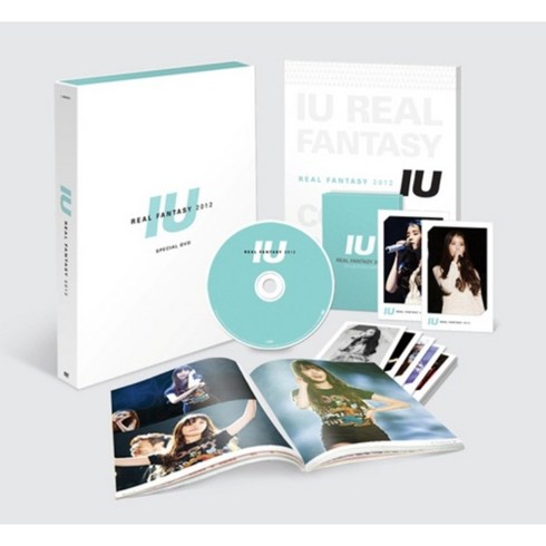 아이유dvd - [미개봉/한정반] 아이유 (IU) Real Fantasy 2012 Special DVD [ 1DVD + 포토북 84P + 스페셜 포토카드 30매 ]