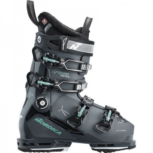 2023년 가성비 최고 숏스키노르디카 - Nordica 스키장비 Speedmachine 3 95 Ski Boots Womens 2024, Anthracite/Black/Green, 23.5