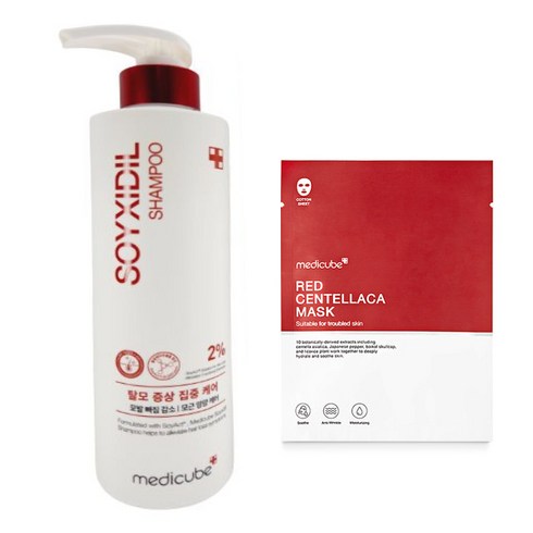 medicube 메디큐브 소이시딜 샴푸(탈모기능성) 490ml, 1개