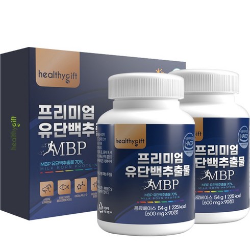 뼈엔 엠비피 MBP 1박스  - mbp 유단백 추출물 정 식약처 HACCP 2병 선물 세트, 180정, 1박스