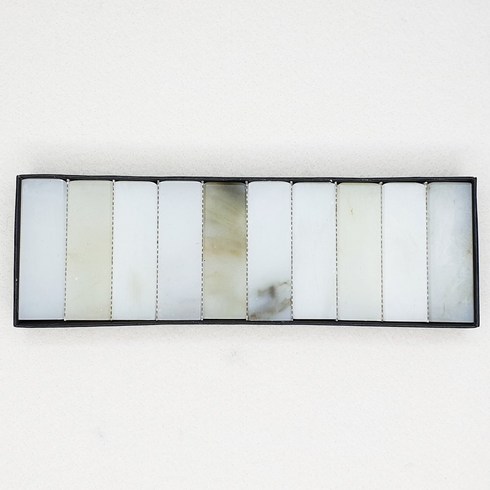 동강석 낱개-6푼 x 10개 세트 전각돌 낙관석 인장재료 수제도장