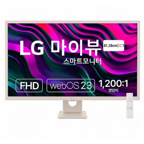 lg전자스마트모니터 - LG전자 FHD 마이뷰 스마트 모니터, 80cm, 32SR50FE