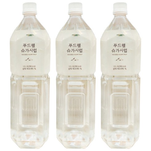 푸드웰슈가시럽 - 푸드웰 슈가시럽 1.5L x 6개