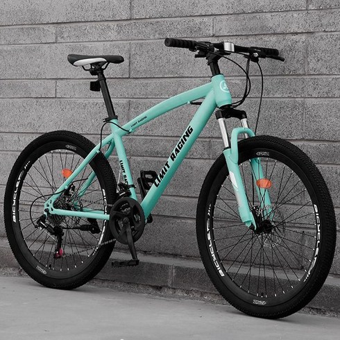 입문용 산악자전거 MTB 하이브리드자전거 오프로드 디스크브레이크 쇽업쇼바 24인치 26인치, 27단, G 톱 버전 스포크 비앙키