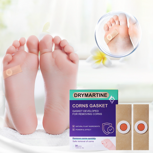 DRYMATINE 티눈밴드 티눈 스티커 대용량 독립 포장 발가락 티눈 밴드 발 통증 보호대 30pcs, 1개