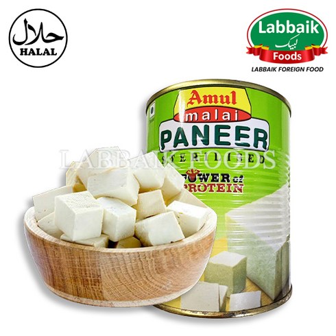 AMUL Malai Paneer (Cheese) 파니르 치즈 800g, 1개