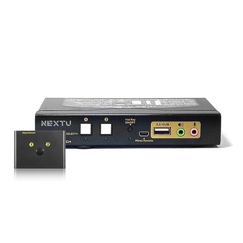 2023년 가성비 최고 8202kvm-kp - NEXT-8202KVM-KP/4K USB HDMI 2:1 KVM 스위치/UHD 4K 60Hz/오디오+마이크 지원/두대의 PC를 하나의 키보드/마우스로 모니터 공유/케이블 포함/PC