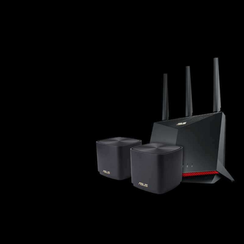 라우터 휴대용 증폭기 WiFi6 집 전체 네트워크 게임용, TUFAX5400XD4 블랙 슈트 더블