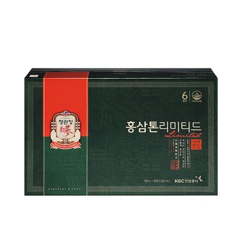 정관장 홍삼톤 리미티드 50ml 30포 케이스포함 상견례 답례품 부모님 남편 아내 아버님 어머니 생신 생일 선물 신정 구정 설날 추석 명절 기념일 거래처 VIP 쇼핑백제공, 1개, 30회분