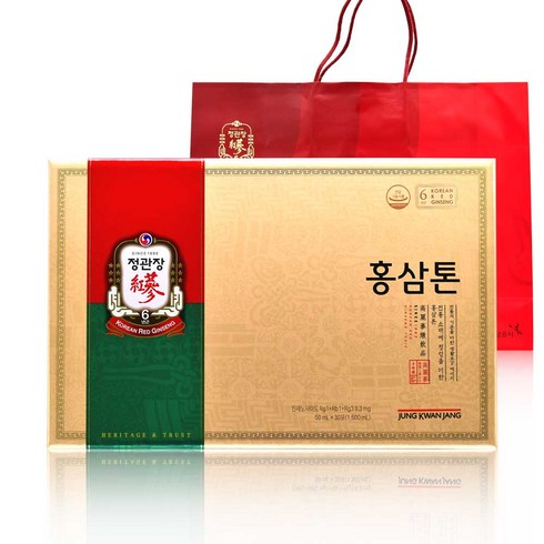 정관장 홍삼톤 50ml 30포+쇼핑백부모님 생일 추석 설 명절 선물세트, 단품