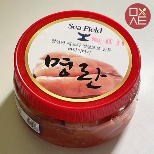 맛식탁 프리미엄 저염 무색소 파지 명란젓, 2개, 400g