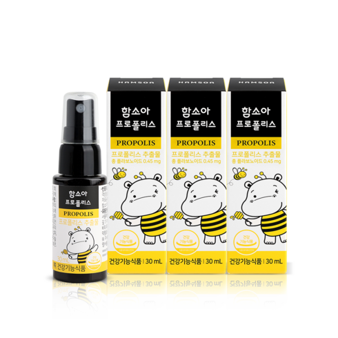 2023년 가성비 최고 함소아프로폴리스 - 함소아 프로폴리스, 3개, 30ml