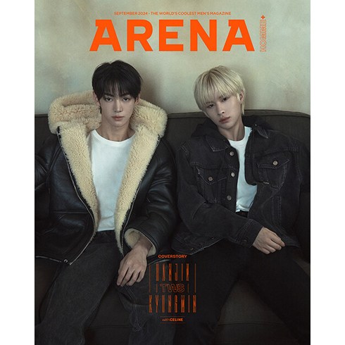 투어스잡지 - 아레나 9월호 2024년 표지 : 투어스 한진 경민 C형 전체 [부록없음] Arena Homme＋ 잡지