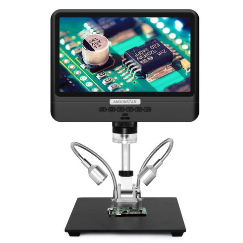 digitalmicroscope - AndonstarAD208 동전 현미경 8.5 인치 스크린 260XLCD 실험실 핸드 헬드 USB 디지털 현미경 PCB 수리 납땜 동전 컬렉션 용