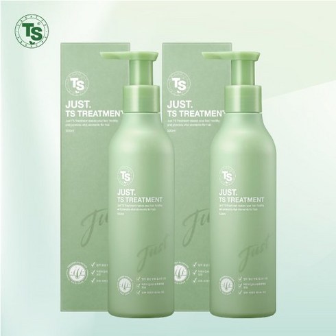 [임영웅PICK] 저스트TS 트리트먼트 500ml x 2, 2개