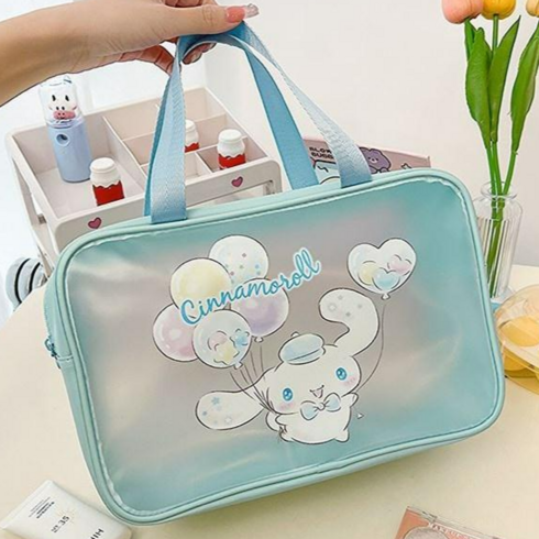 산리오 수영가방 투명 비치백