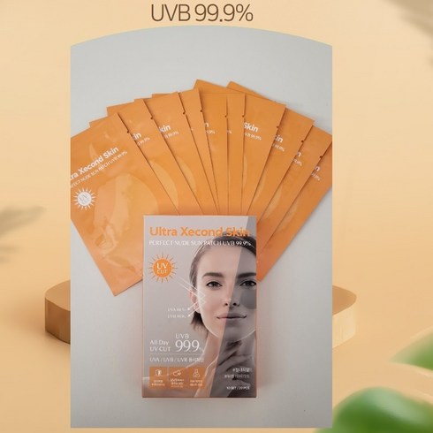 UV 99.9% 차단 골프선패치 투명썬패치 10회분, 1개