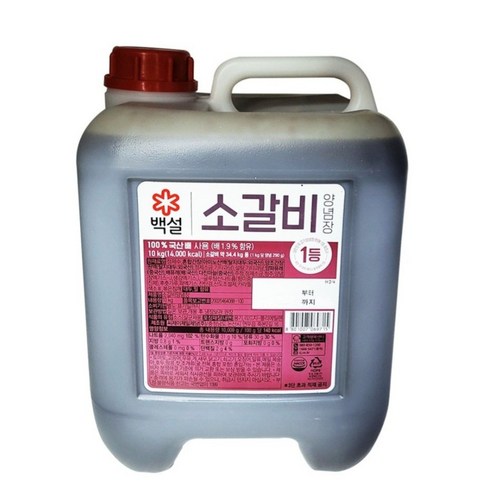 백설 소갈비 양념장, 10kg, 1개